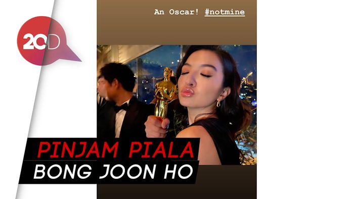 Eksis! Raline Shah Pesta Bareng Sutradara dan Pemain Parasite