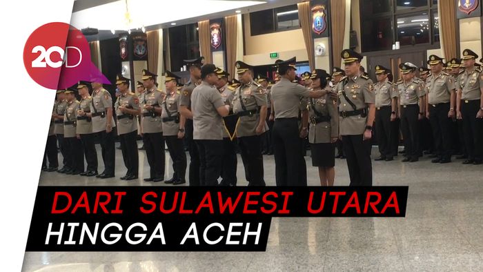 Kapolri Idham Azis Pimpin Upacara Sertijab 8 Kapolda