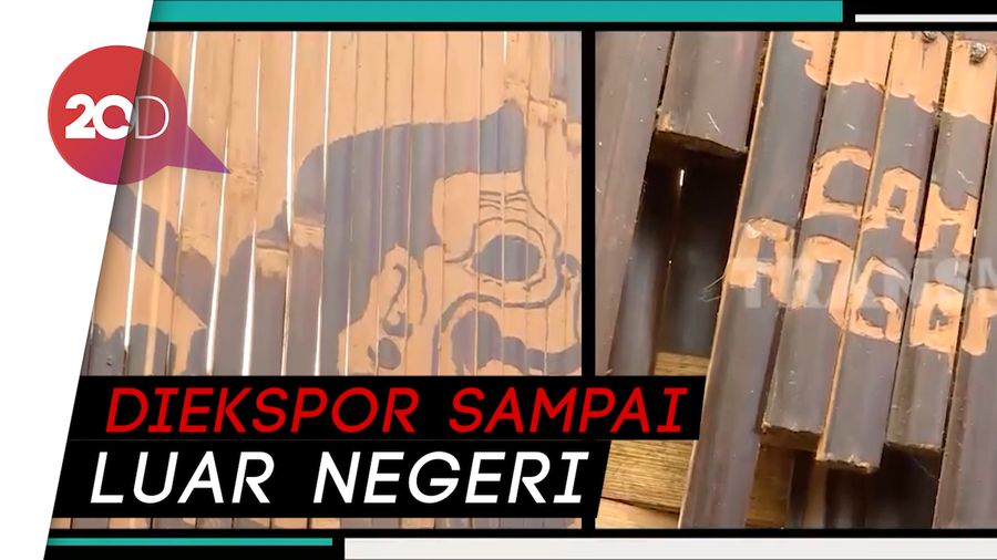 Kerajinan Bambu Wulung Unik dari Wonosobo