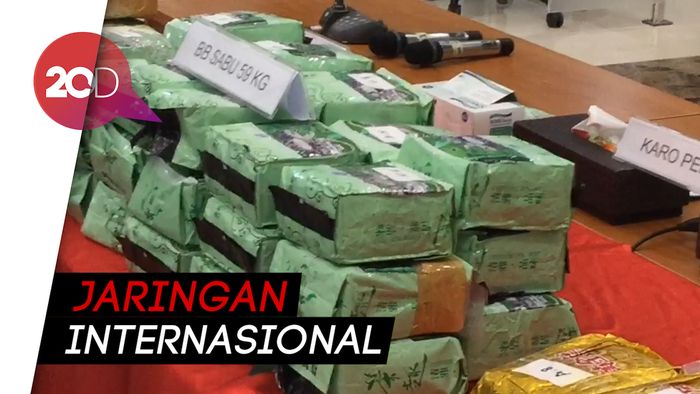 Polisi Ungkap 59 Kg Sabu Selundupan dari Malaysia