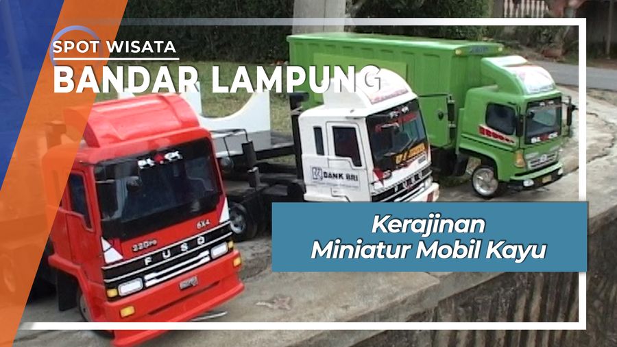 Kerajinan Miniatur Mobil Kayu, Bandar Lampung