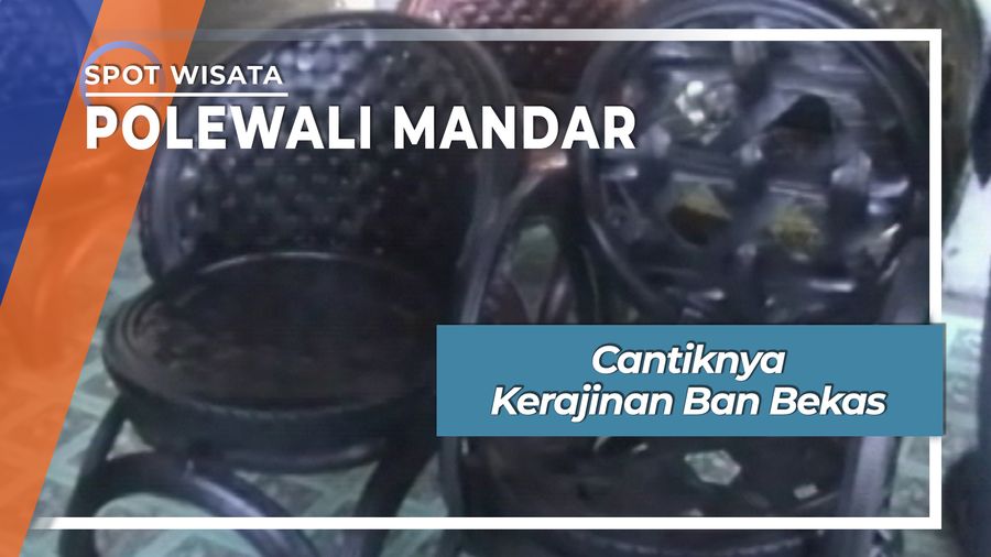 Kerajinan Ban Bekas, Polewali Mandar