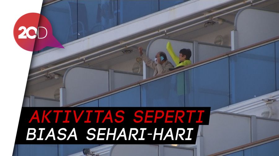 Potret Penumpang di Kapal Jepang yang Dikarantina Akibat Corona