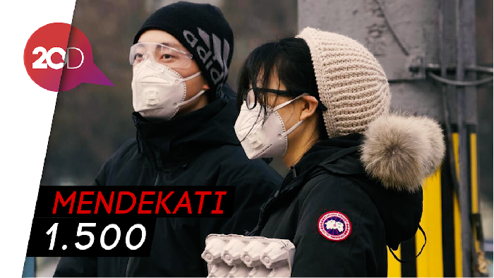 Sehari 100 Orang Tewas, Total Korban Virus Corona Jadi 1.400