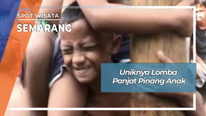 Lomba Panjat Pinang Anak, Semarang
