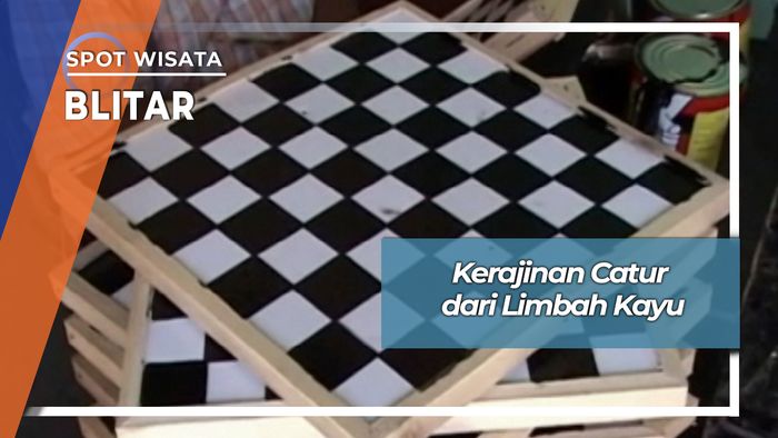 Kerajinan Catur dari Limbah Kayu, Blitar