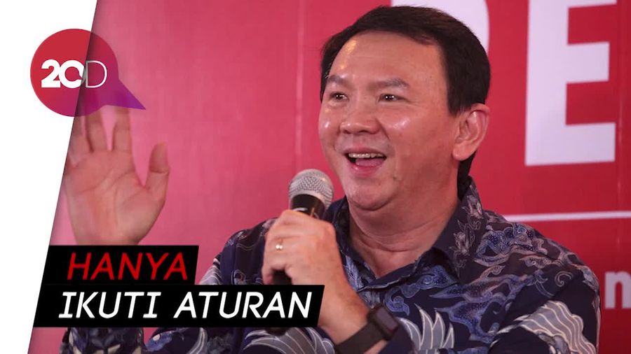 Kata Ahok Soal Dia Ungguli Anies di Survei Atasi Banjir