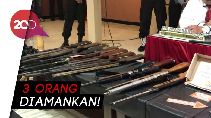 Home Industry Senpi Rakitan di Sulsel Dibongkar, 43 Senjata Disita