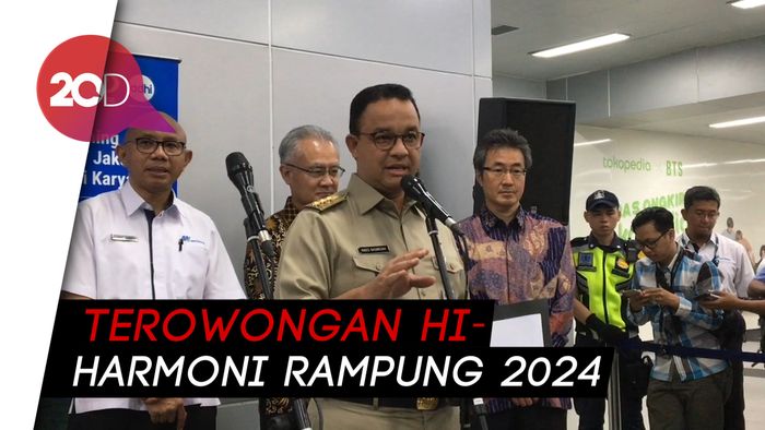 Proyek MRT HI-Harmoni Diteken, Anies: Didesain Agar Terintegrasi