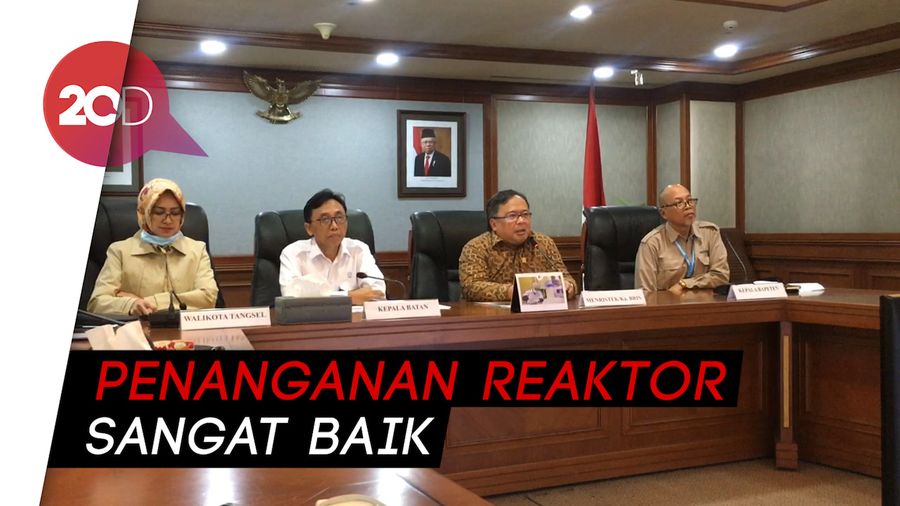 Menristek: Limbah Radioaktif di Tangsel Bukan Karena Kebocoran Reaktor Nuklir