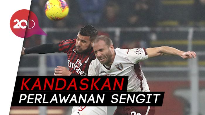 Milan Tumbangkan Torino 1-0, Kemenangan Setelah Hampir 4 Tahun