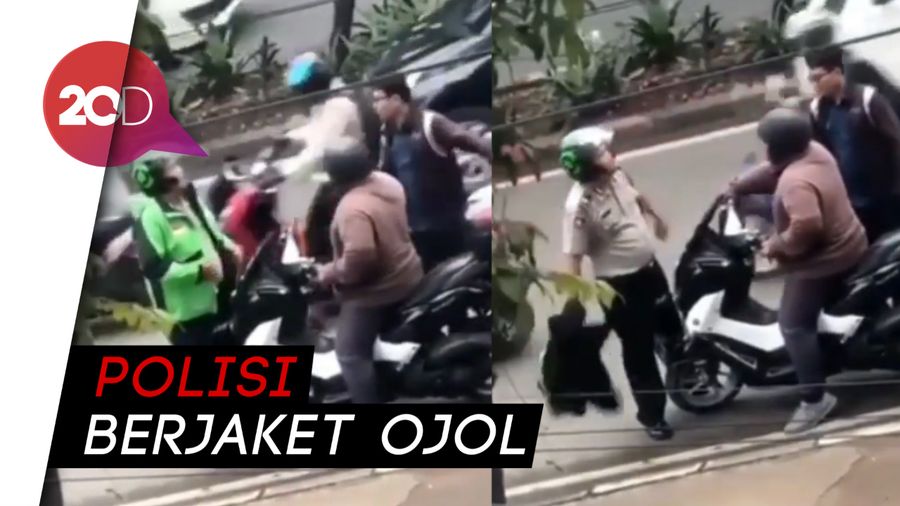 Polisi Berjaket Ojol yang Hadang Pemotor di Duren Sawit Berpangkat Aiptu