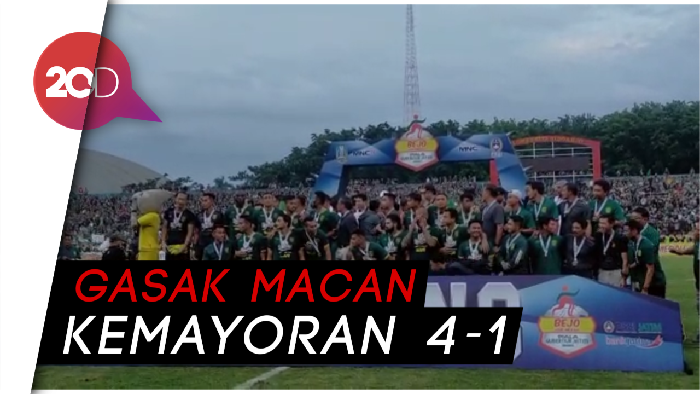 Euforia Persebaya Kalahkan Persija, Jadi Juara Piala Gubernur Jatim