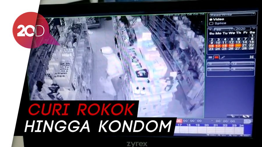 Jebol Atap Minimarket, Pencuri Gasak Dagangan dan Rusak CCTV