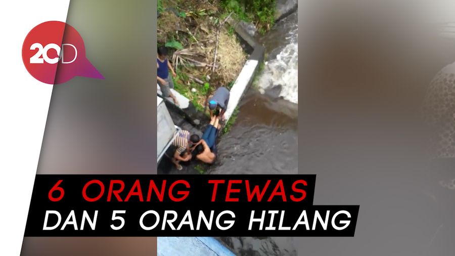 Ratusan Siswa SMPN di Sleman Terseret Arus Banjir Saat Susur Sungai