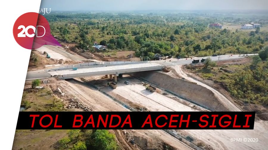 Saat Jokowi Menengok Proyek Tol Pertama di Aceh