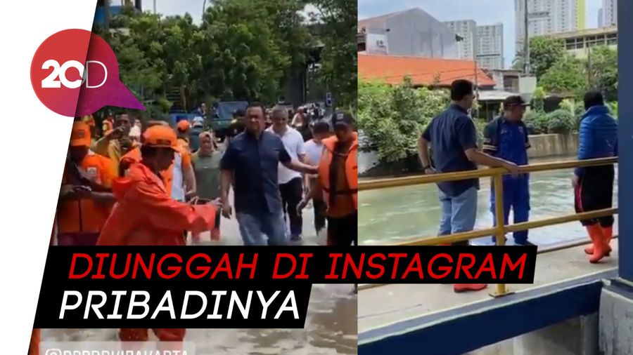 Jakarta Kebanjiran Lagi, Anies Turun Cek Lokasi