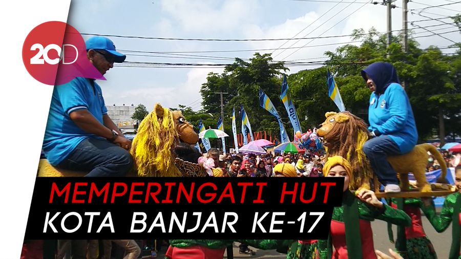 Kemeriahan HUT Kota Banjar dengan Karnaval Budaya