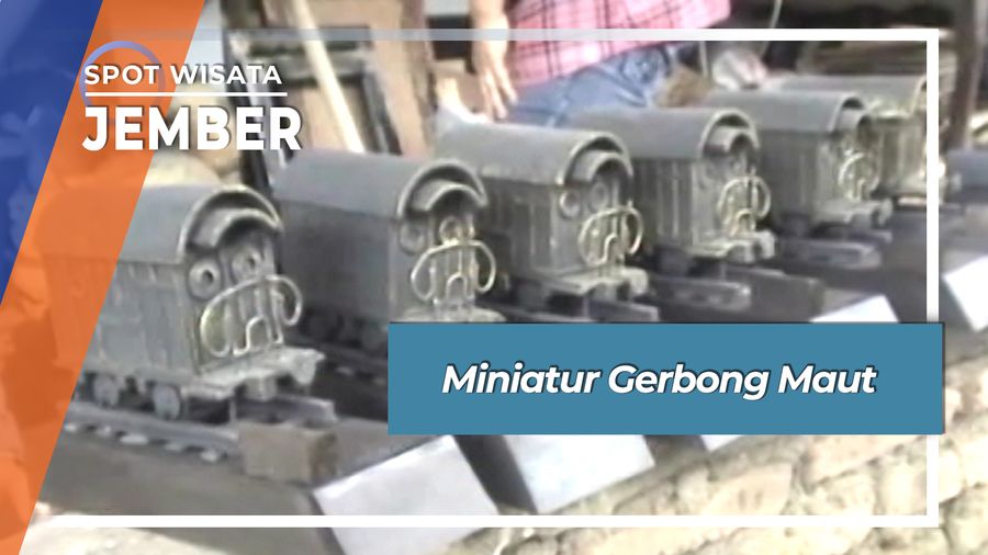 Miniatur Gerbong Maut Jalan Santawi Bondowoso