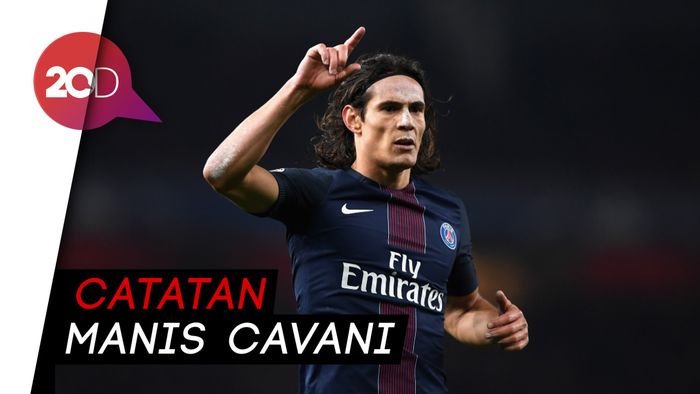 Gol Ke-200 Cavani Ukir Sejarah PSG