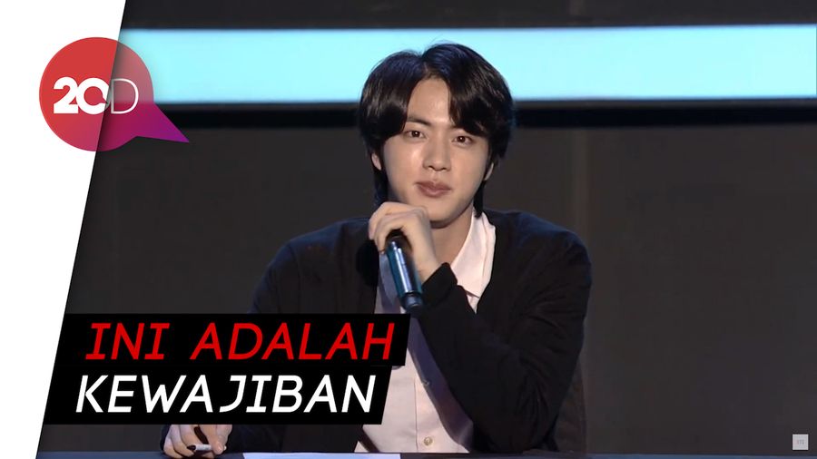 Jin BTS Respons Soal Wajib Militer