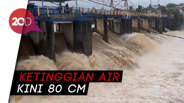 Ketinggian Air Sempat 100 Cm, Bendung Katulampa Kini Siaga IV