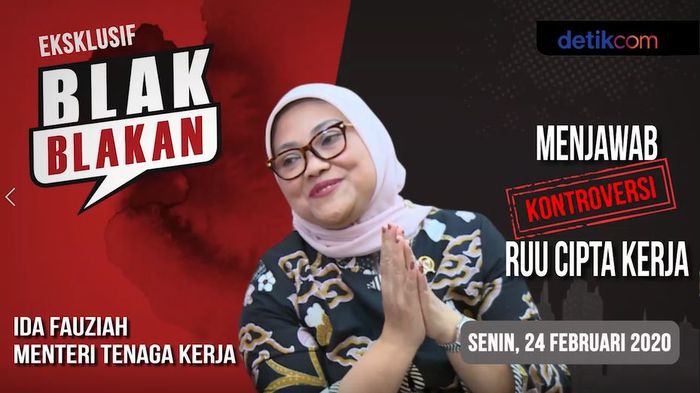 Tonton Blak-blakan Menaker: Menjawab Kontroversi RUU Cipta Kerja