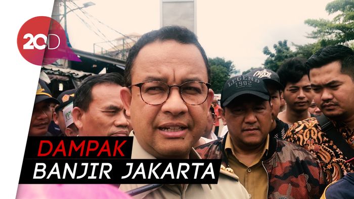 Anies: 294 RW Terendam Banjir, 15 Ribu Warga Mengungsi