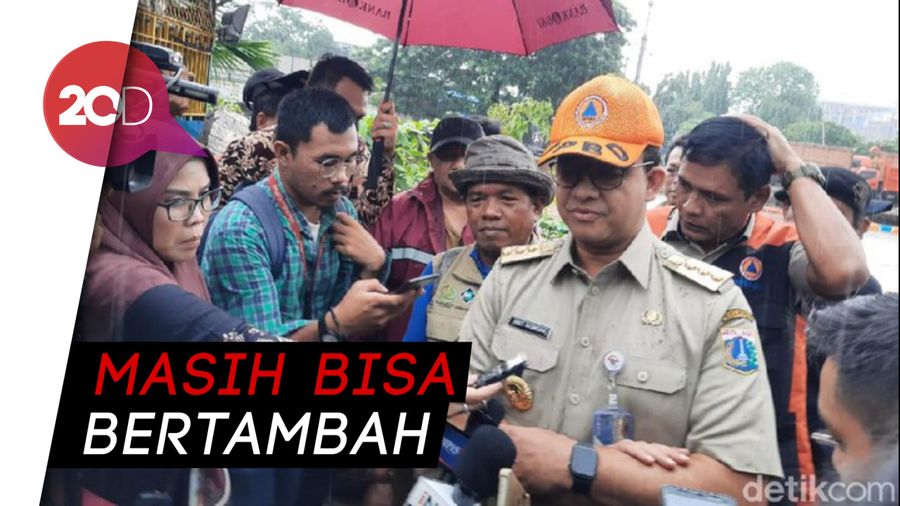 Anies: Lebih dari 200 RW di Jakarta Terdampak Banjir Hari Ini