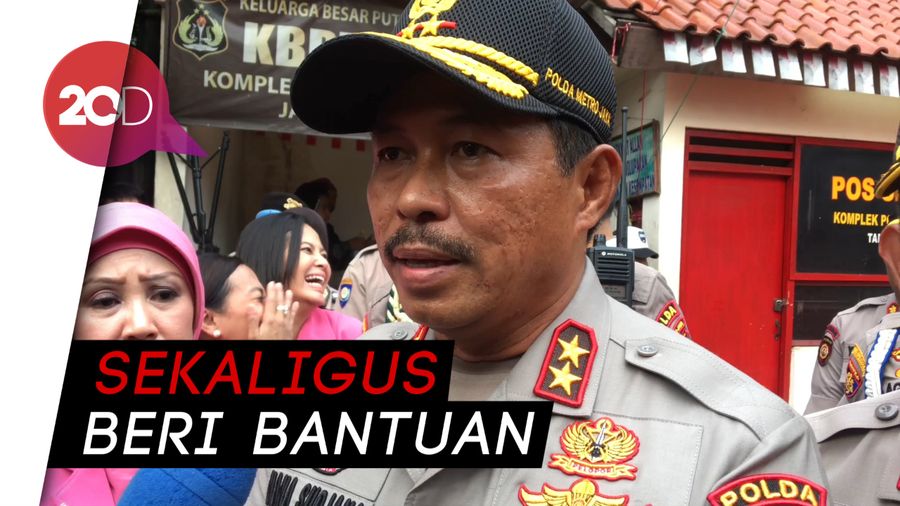 Kapolda Metro Jaya Tinjau Banjir di Komplek Polri  