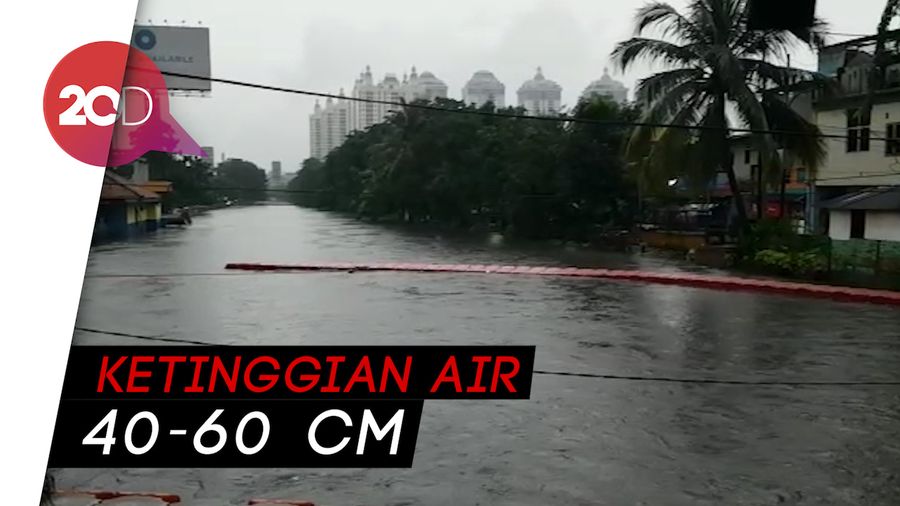 Penampakan Banjir di Kelapa Gading