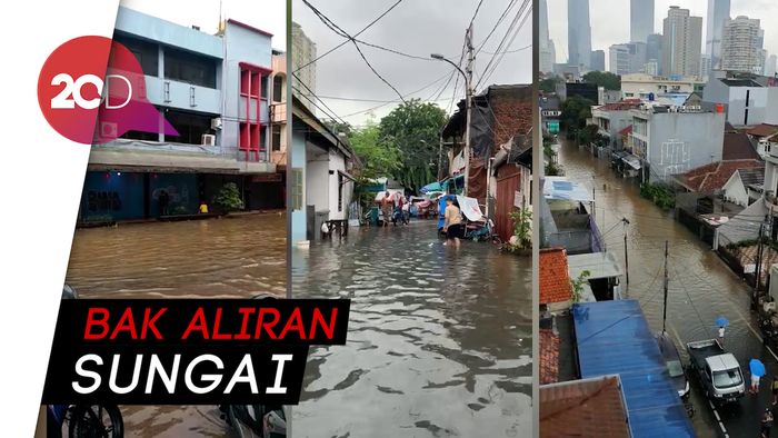 Sejumlah Ruas Jalan di Jakarta Terendam Banjir