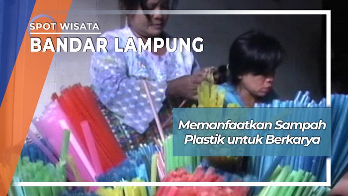 Tikar Unik dari Sedotan Plastik, Bandar Lampung