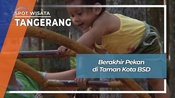 Berakhir Pekan di Taman Kota BSD, Tangerang