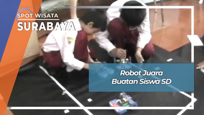 Robot Juara Buatan Siswa SD, Surabaya