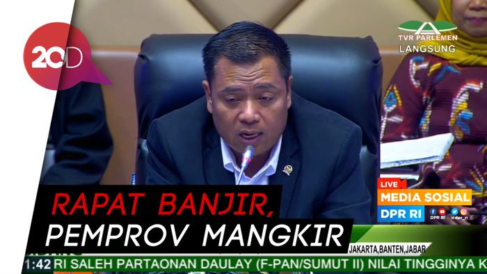 Anies-Kang Emil Mangkir, Rapat Soal Banjir di Komisi V DPR Ditunda!