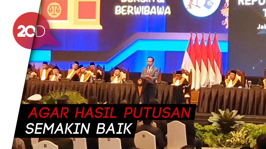 Jokowi: Hakim yang Bersih Harus Diberi Penghargaan
