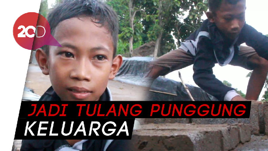  Kisah Aan, Bocah SD Jadi Buruh Batu-bata Demi Hidupi Keluarga