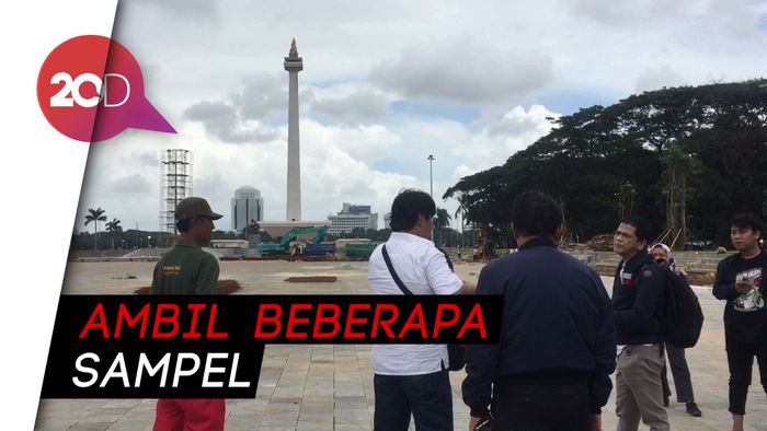 Komisi Pengarah Tinjau Proyek Revitalisasi Monas, Cek Ada Tidaknya Perusakan