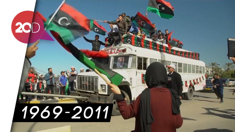 Warga Libya Rayakan Jatuhnya Rezim Muammar Khadafi