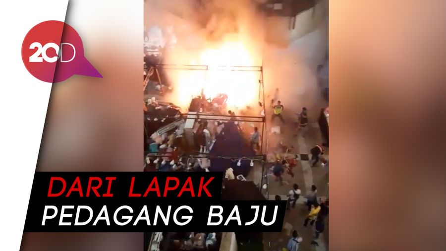 Api Berkobar di Lantai Dasar Thamrin City