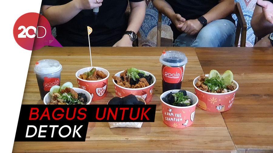 Gibran-Kaesang Tawarkan Kuliner dengan Olahan Bubuk Arang