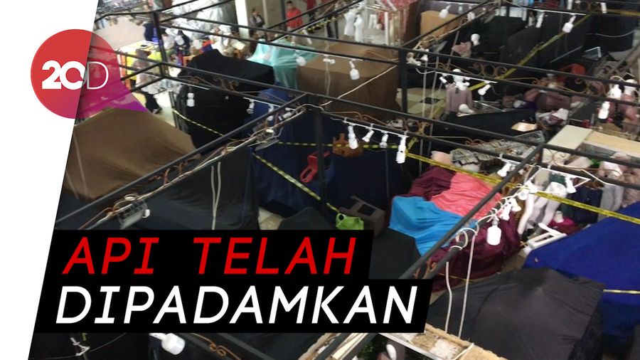 Kebakaran di Thamrin City Hanguskan 2 Lapak Pakaian