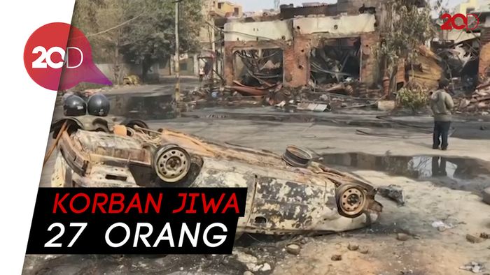 Saksi Bisu Rusuh di India, Puluhan Mobil Hingga Rumah Dibakar
