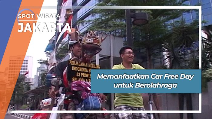 Memanfaatkan Car Free Day untuk Berolahraga, Jakarta