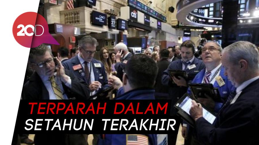 Wall Street Ikut Terinfeksi Virus Corona