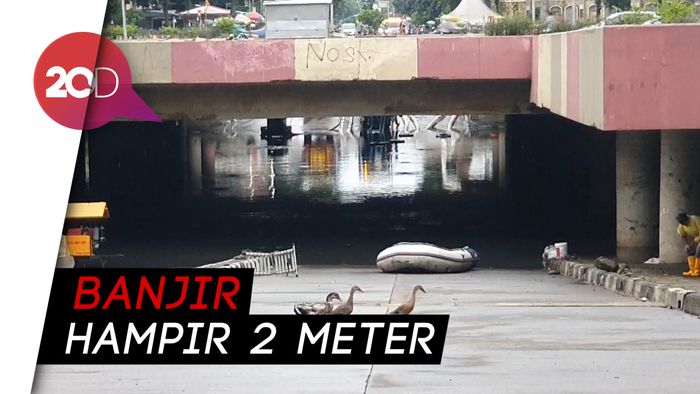 2020 Baru 2 Bulan, Eh..Underpass Kemayoran Sudah Banjir 6 Kali