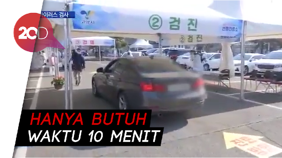 Drive-Thru Cara Cepat Korea Selatan Periksa Corona
