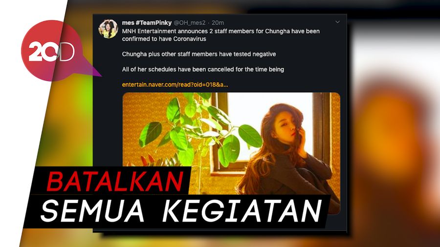 Manajemen Benarkan 2 Staf Chungha Positif Corona