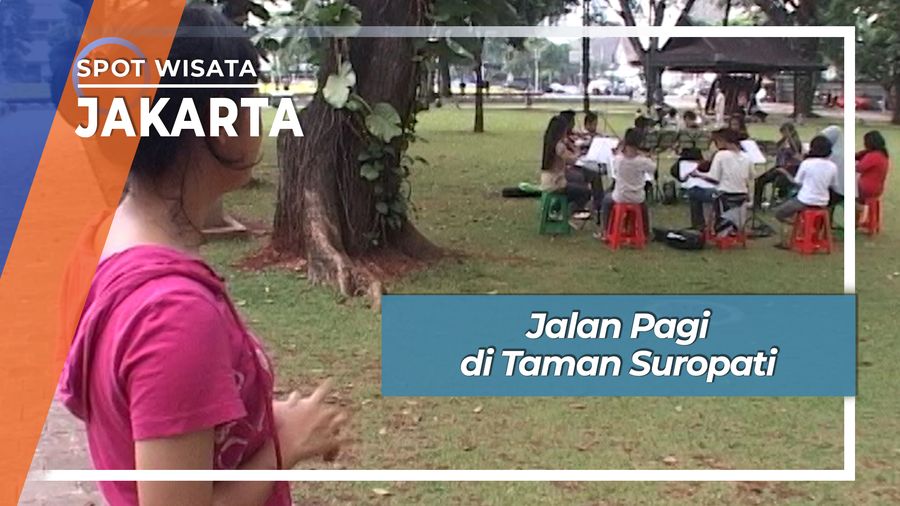 Pagi Di Taman Suropati Jakarta Pusat